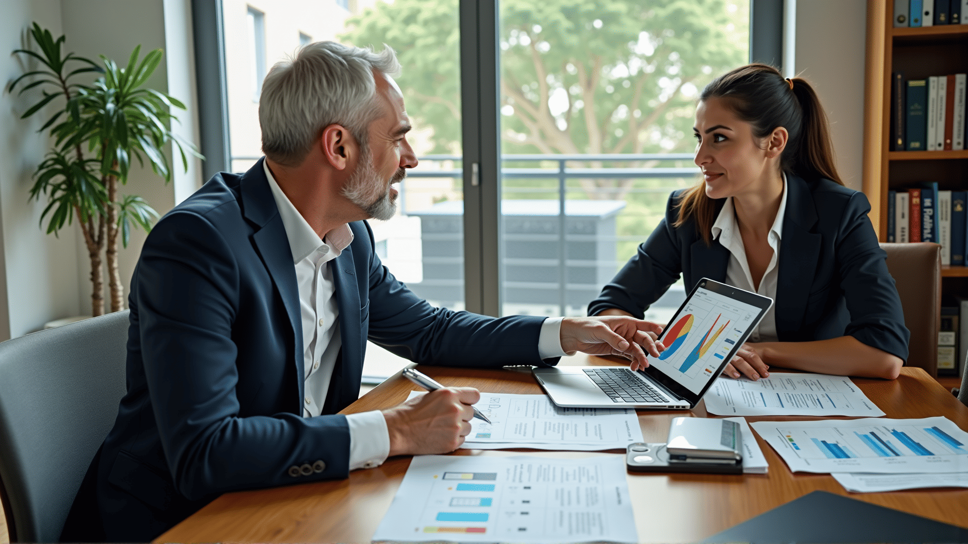 Financial advisory session